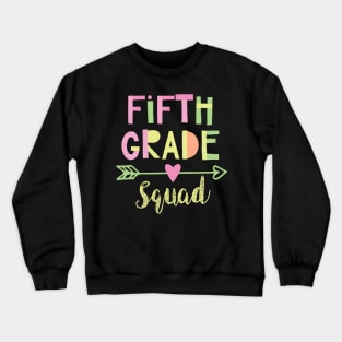 5th Grade Squad Crewneck Sweatshirt